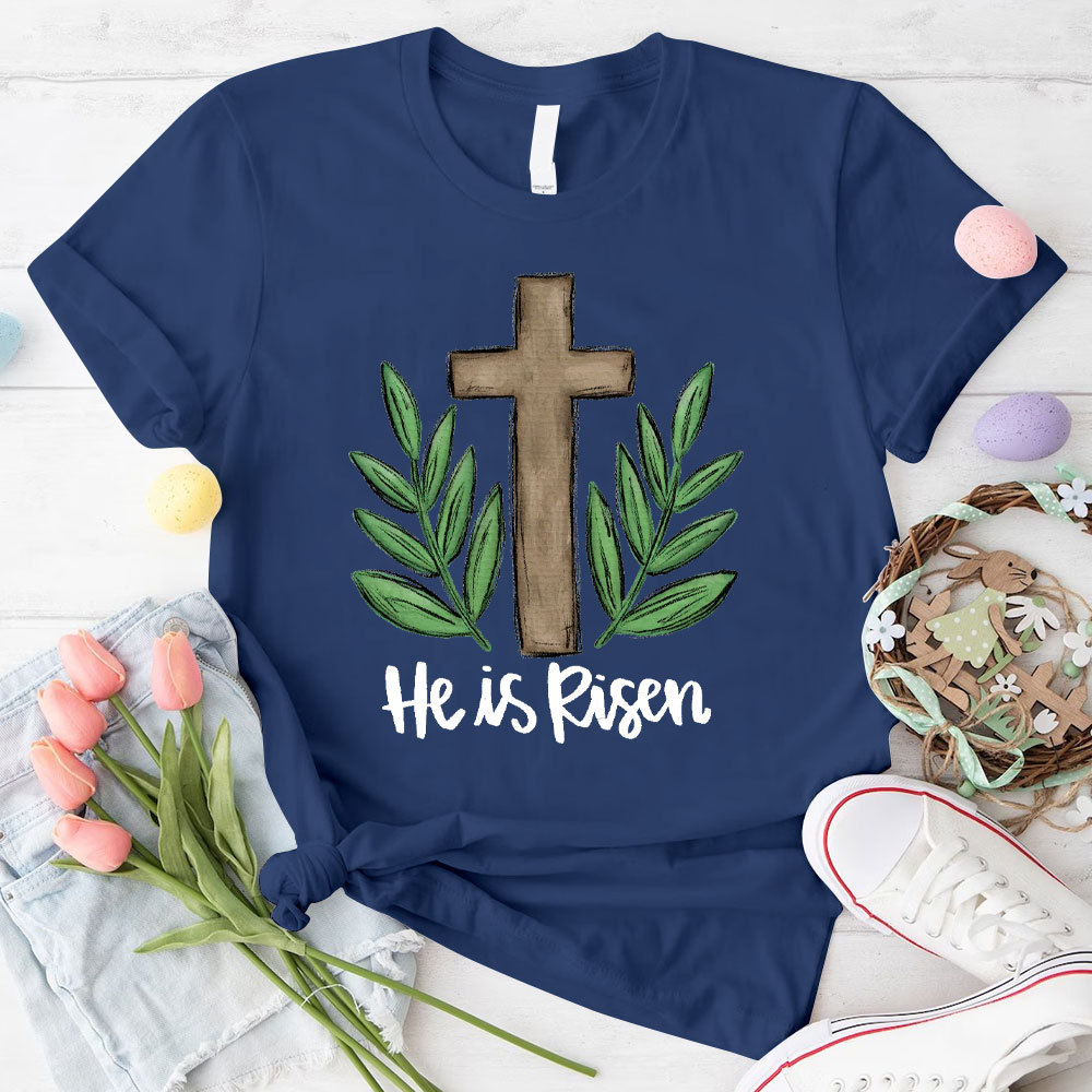 He Is Risen Christian  T-Shirt