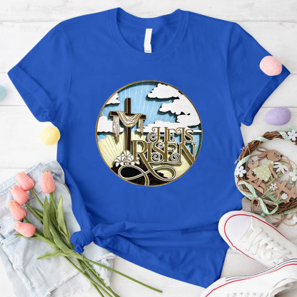He Is Risen Christian  T-Shirt
