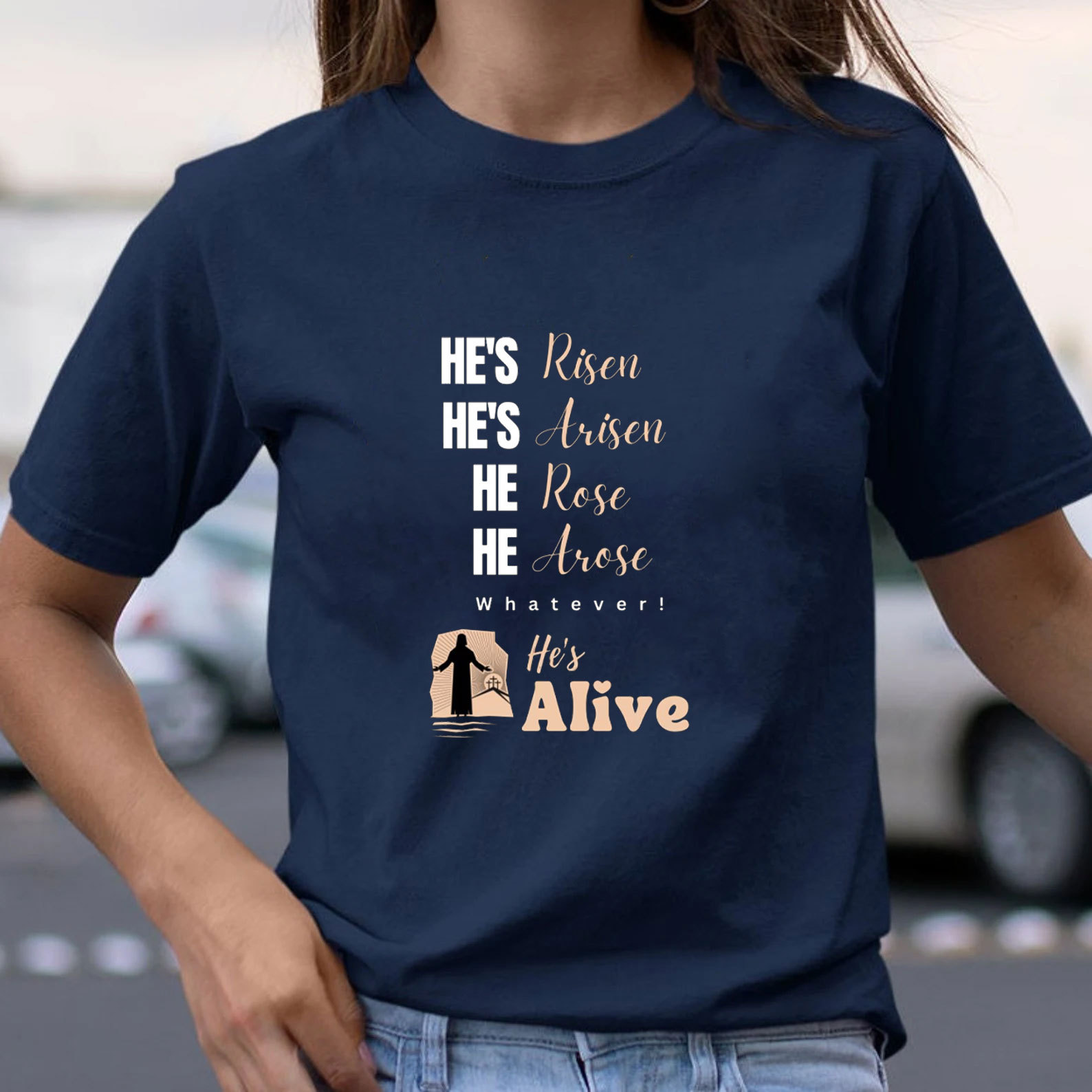 He Is Risen And Alive Christian T-Shirt