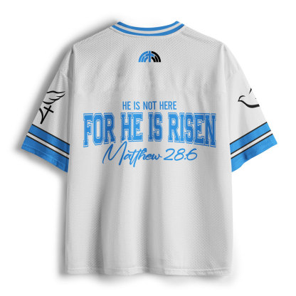 He Is Risen Christian Mesh Jersey