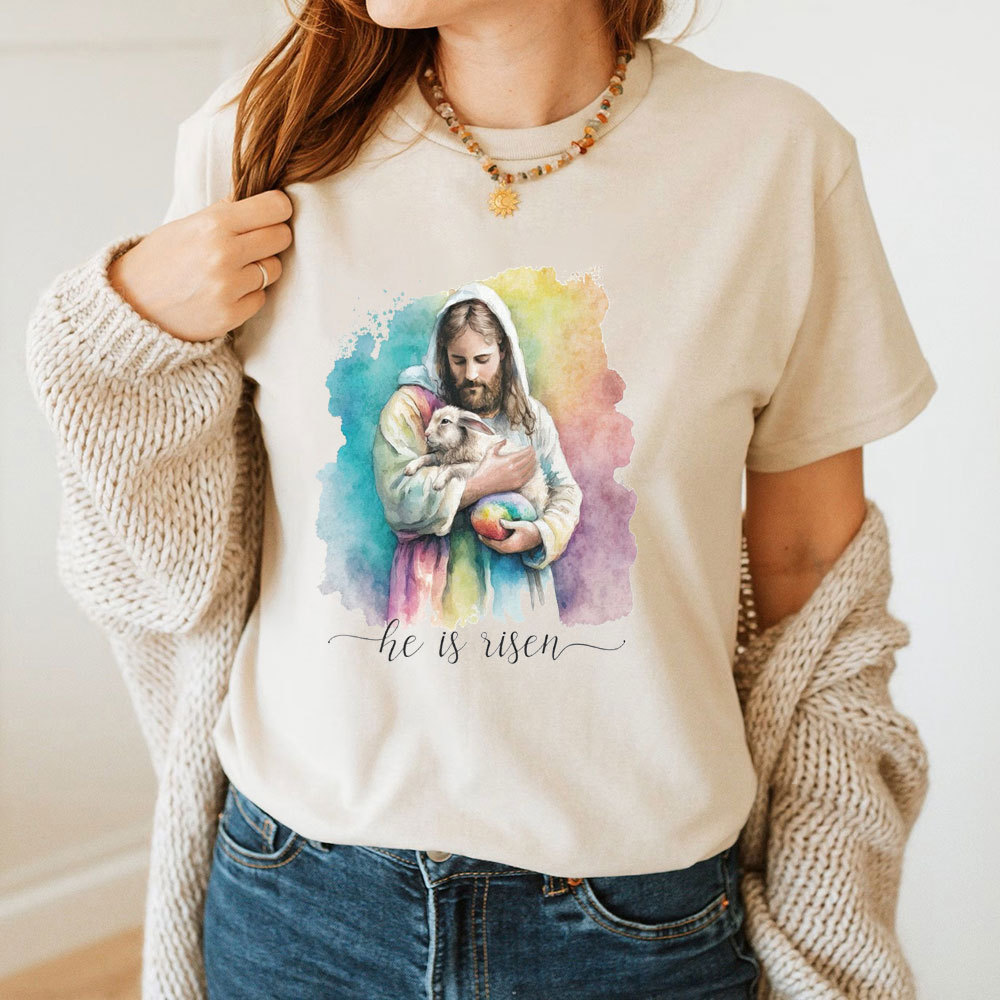 He Is Risen Christian T-Shirt