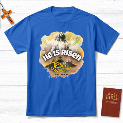 He Is Risen Christian T-Shirt