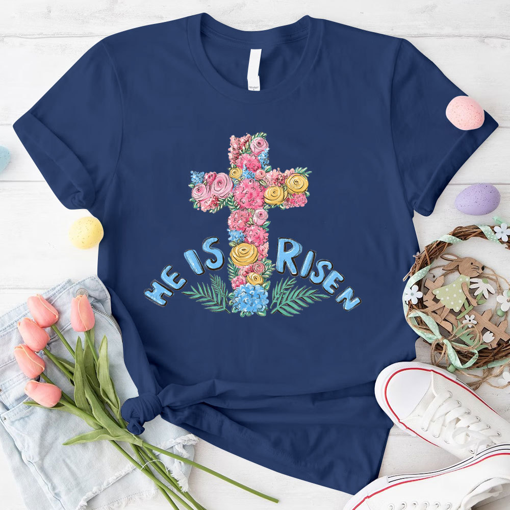 He Is Risen Christian T-Shirt