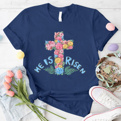 He Is Risen Christian T-Shirt