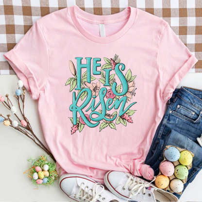 He Is Risen Christian T-Shirt