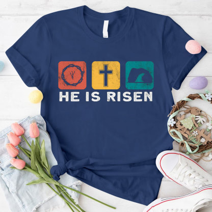 He Is Risen Christian T-Shirt