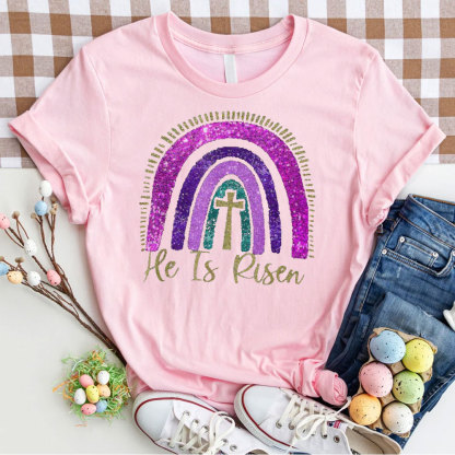 He Is Risen Christian T-Shirt