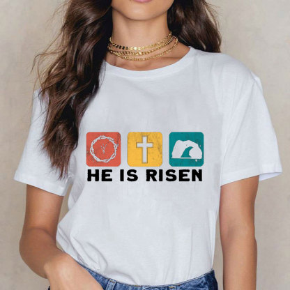 He Is Risen Christian T-Shirt