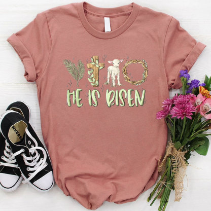 He Is Risen Christian T-Shirt