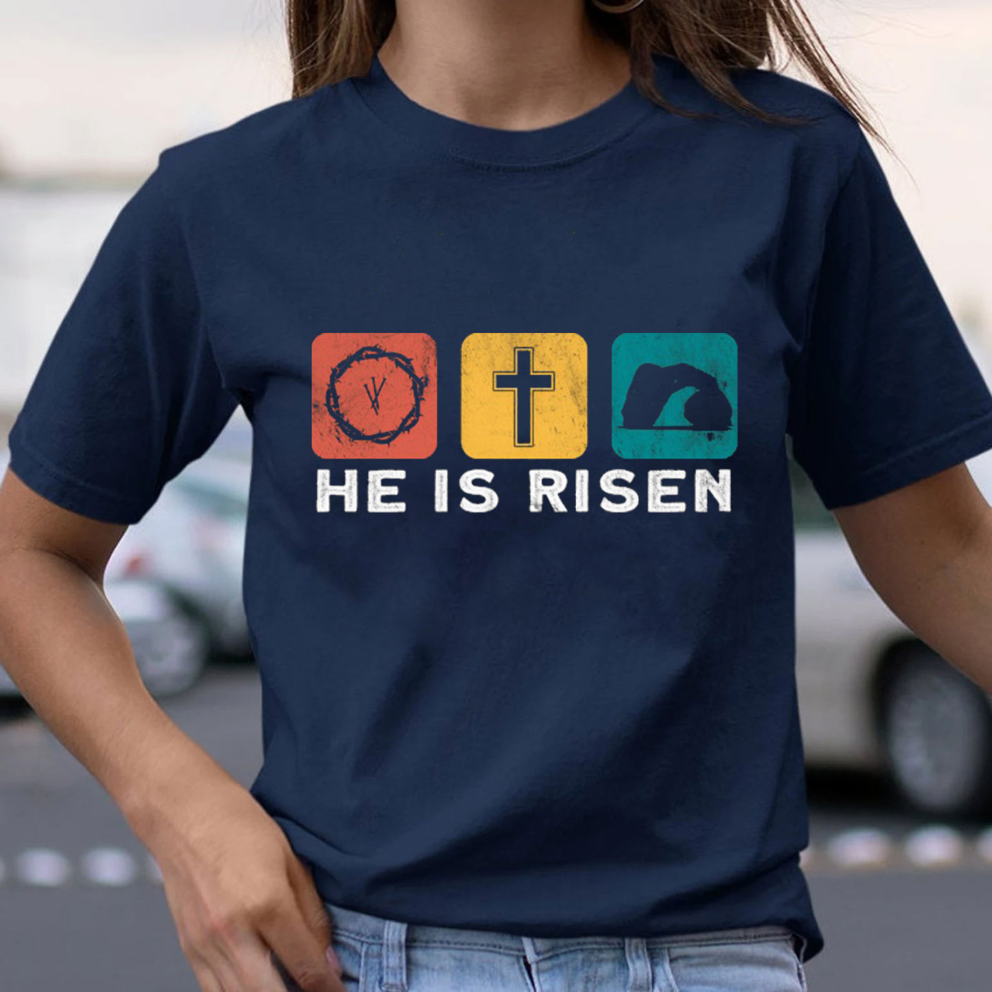 He Is Risen Christian T-Shirt