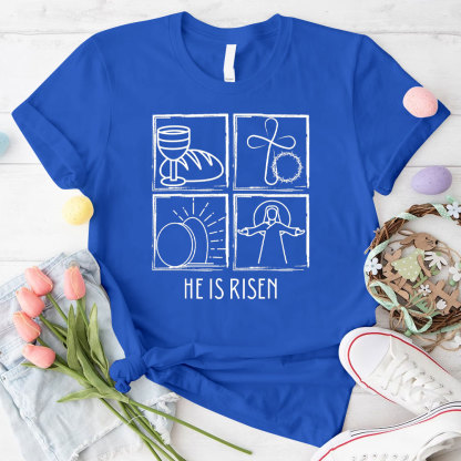 He Is Risen Christian T-Shirt