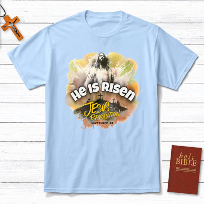 He Is Risen Christian T-Shirt