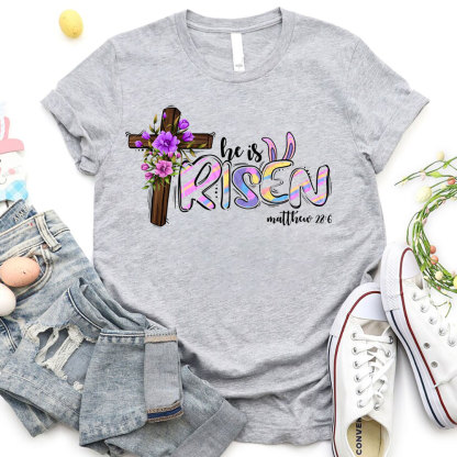 He Is Risen Christian T-Shirt
