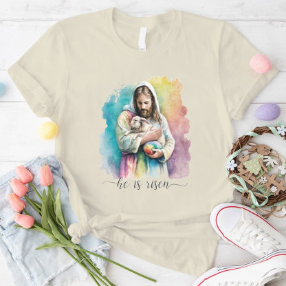 He Is Risen Christian T-Shirt