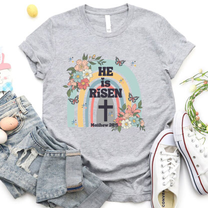 He Is Risen Christian  T-Shirt
