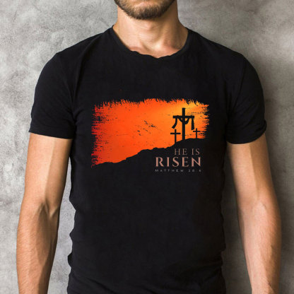 He Is Risen Christian  T-Shirt