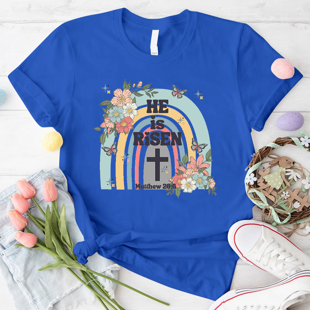 He Is Risen Christian  T-Shirt