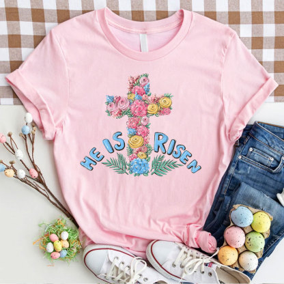 He Is Risen Christian T-Shirt