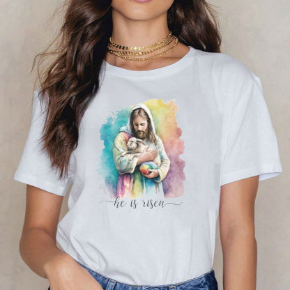 He Is Risen Christian T-Shirt