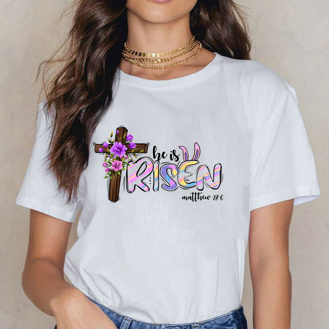 He Is Risen Christian T-Shirt