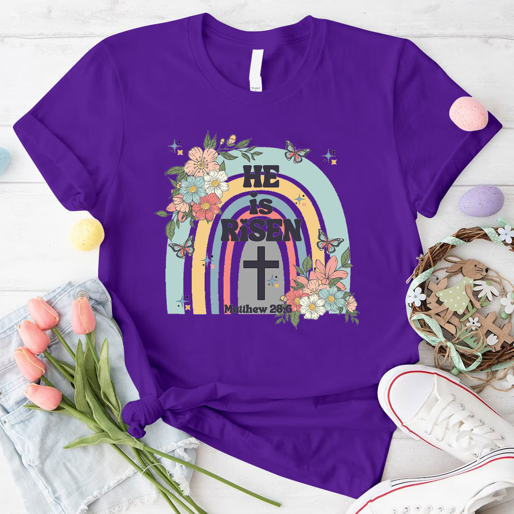 He Is Risen Christian  T-Shirt