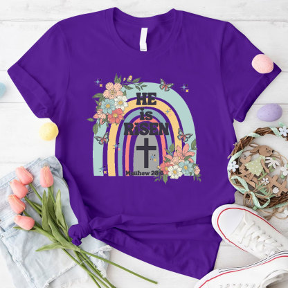 He Is Risen Christian  T-Shirt