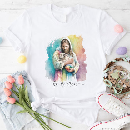 He Is Risen Christian T-Shirt