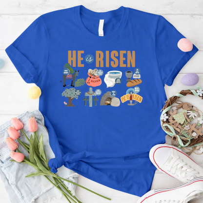 He Is Risen Christian T-Shirt