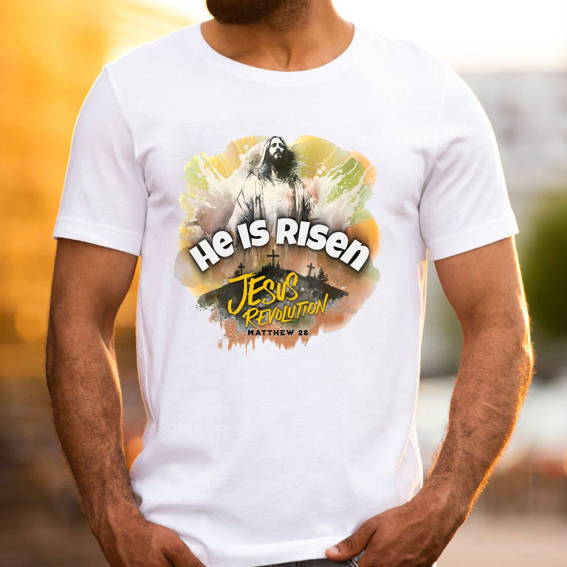 He Is Risen Christian T-Shirt