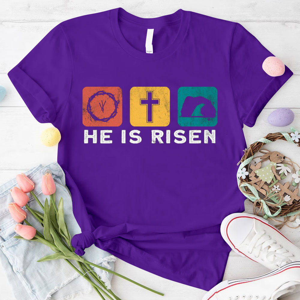 He Is Risen Christian T-Shirt
