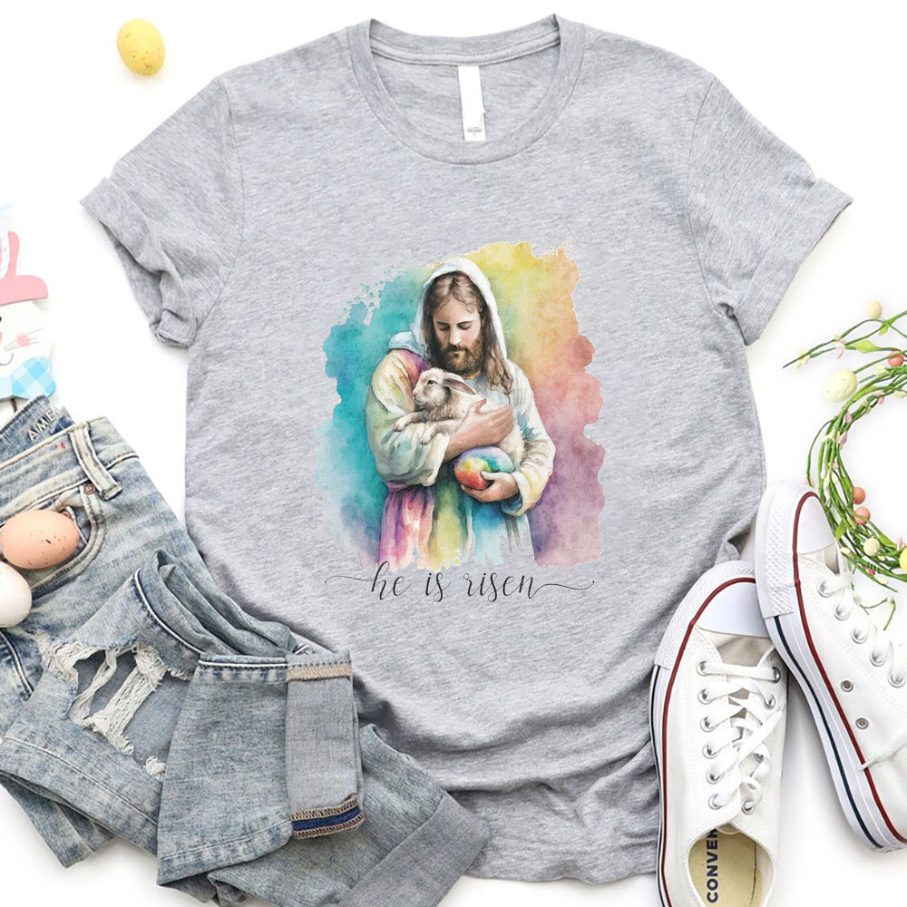 He Is Risen Christian T-Shirt