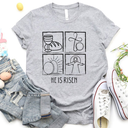 He Is Risen Christian T-Shirt