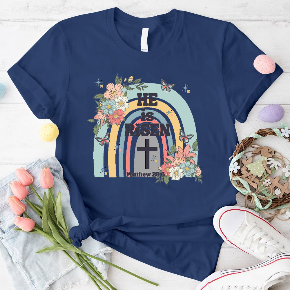 He Is Risen Christian  T-Shirt