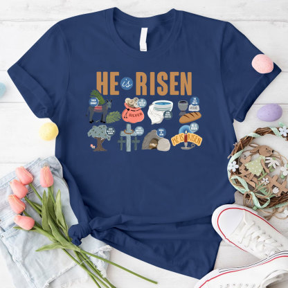 He Is Risen Christian T-Shirt