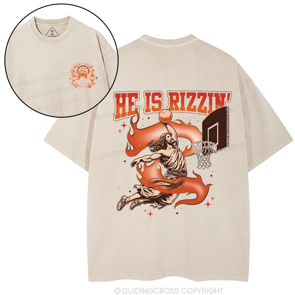 Double-sided sample washed T-Shirt Sale - GuidingCross