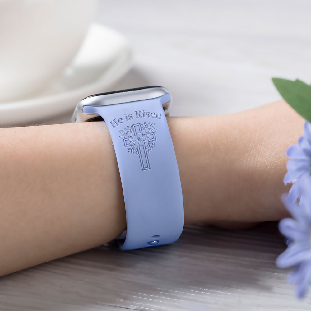 He Is Risen Christian Watch Band