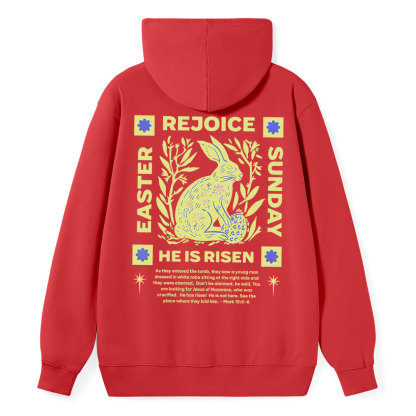 He Is Risen Classic Christian Hoodie