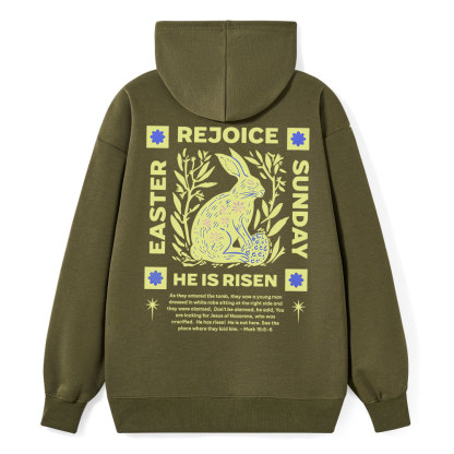 He Is Risen Classic Christian Hoodie