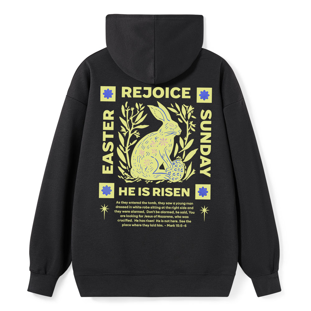 He Is Risen Classic Christian Hoodie