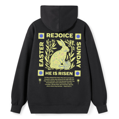 He Is Risen Classic Christian Hoodie