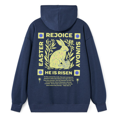 He Is Risen Classic Christian Hoodie