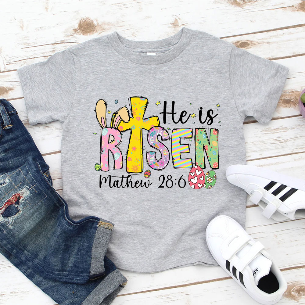 He Is Risen Easter Christian T-Shirt