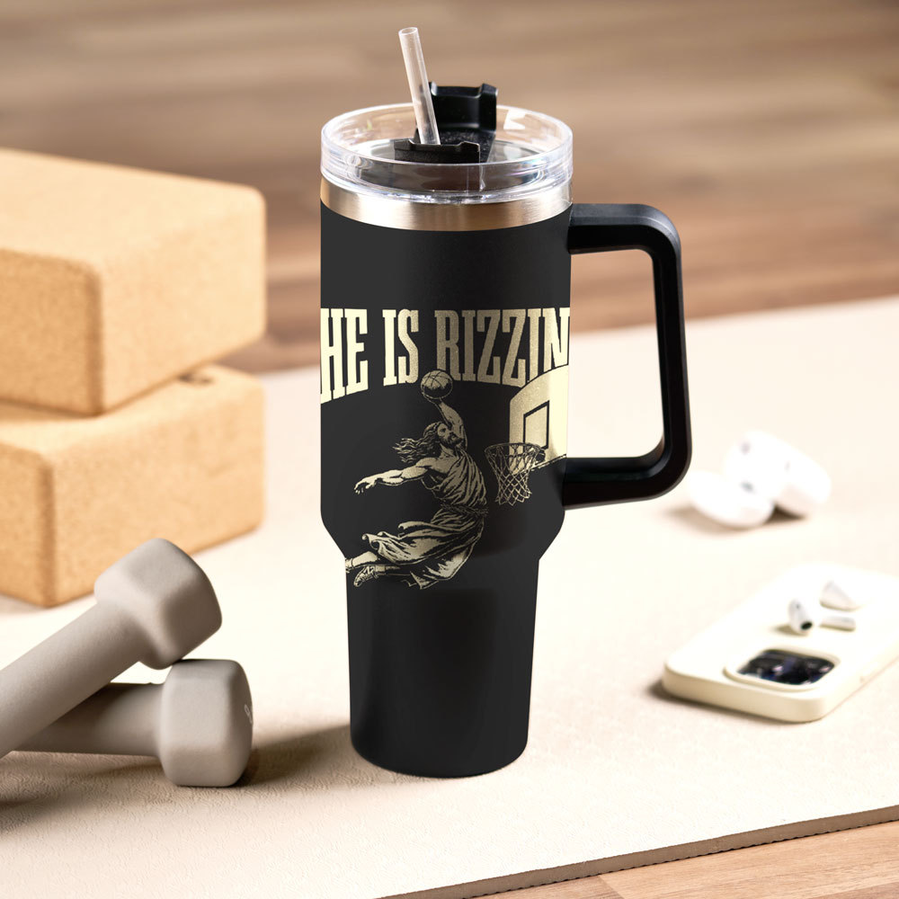 He Is Rizzen Christian 40OZ Tumbler