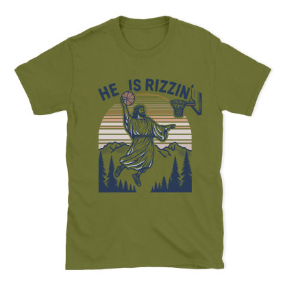 He Is Rizzen Christian T-Shirt