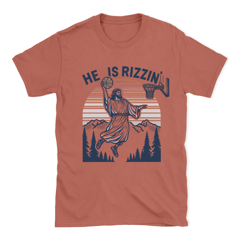 He Is Rizzen Christian T-Shirt