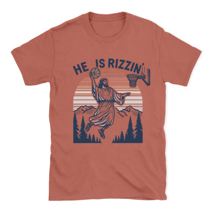He Is Rizzen Christian T-Shirt