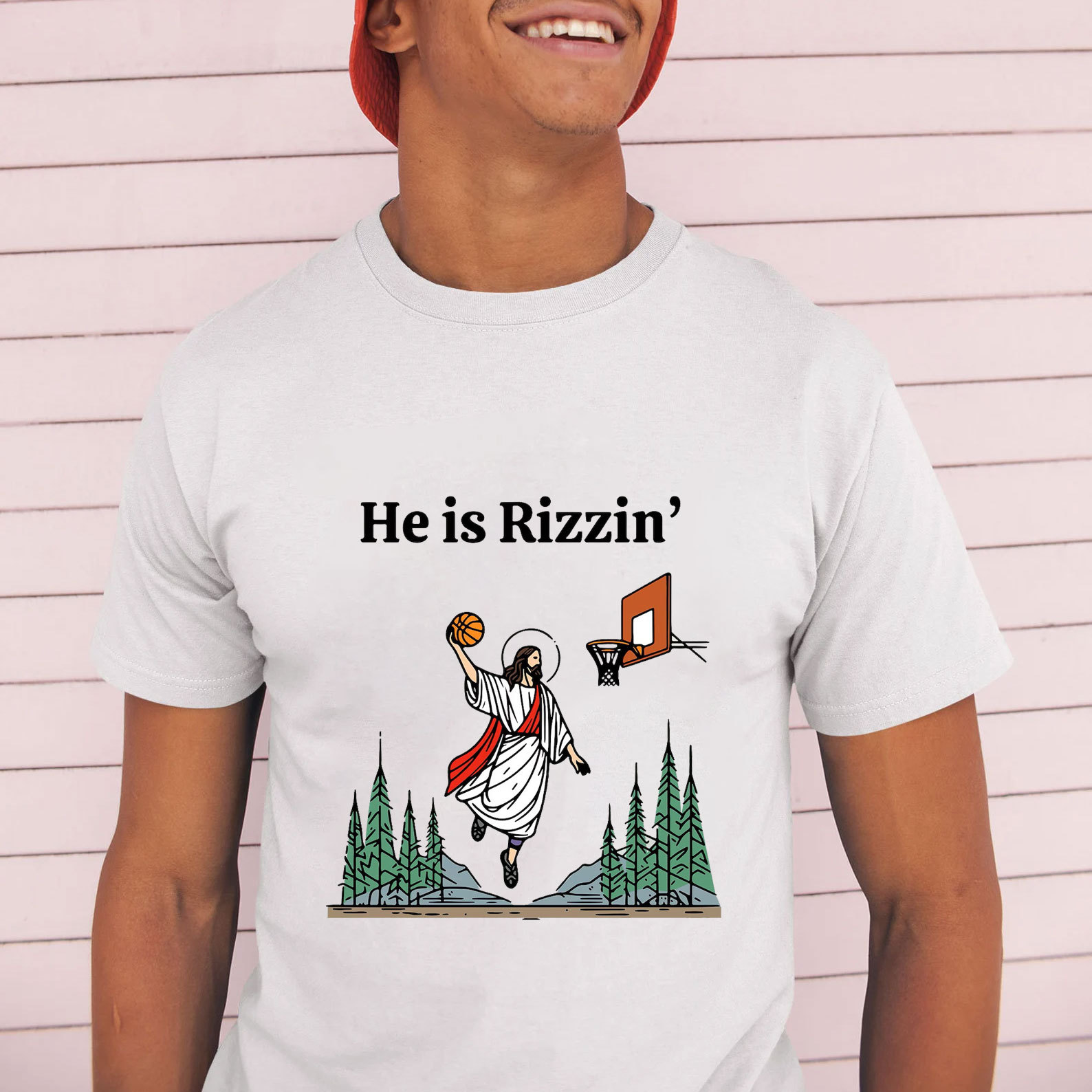 He Is Rizzen Christian T-Shirt