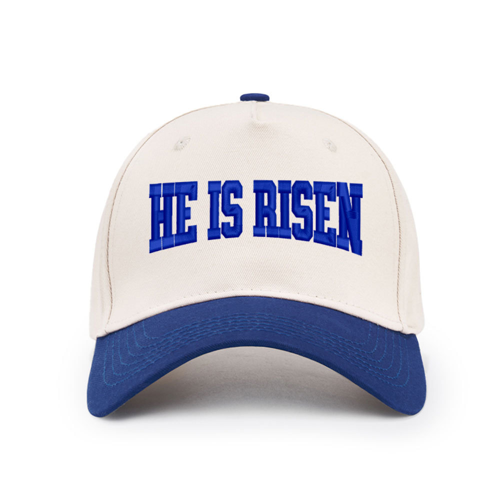He Is Rizzen Christian Trucker Hat