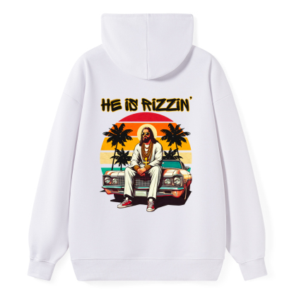 He Is Rizzin Christian Classic Hoodie