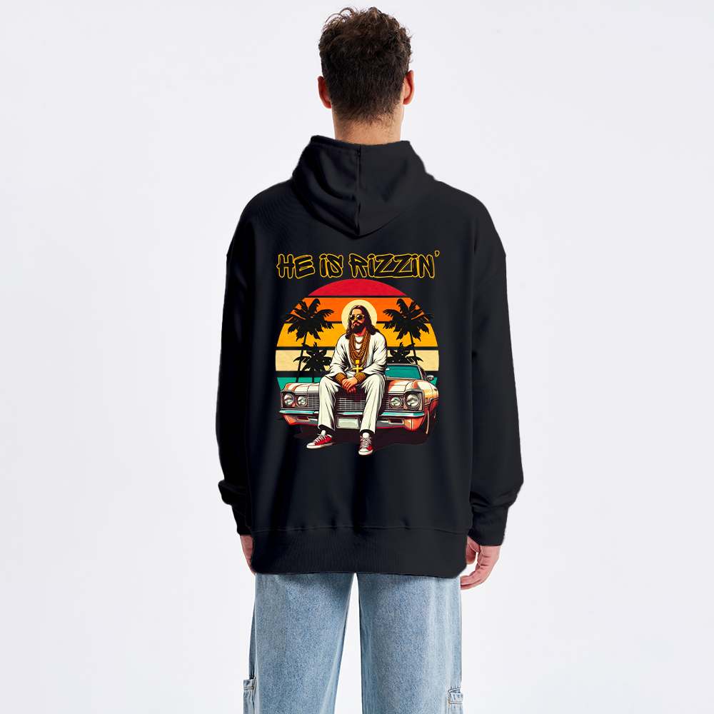 He Is Rizzin Christian Classic Hoodie